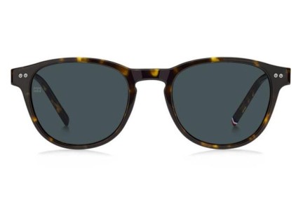 Ochelari de soare Tommy Hilfiger TH2186/S 086/KU Rotunzi Havana