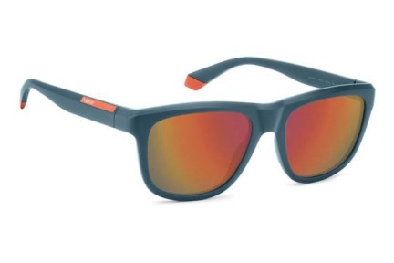 Ochelari de soare Polaroid PLD2163/S 5BF/OZ Polarized Pătrați Albaștri