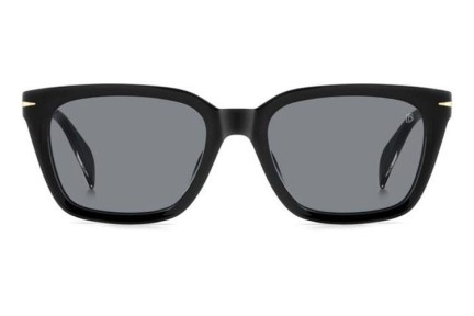 Ochelari de soare David Beckham DB7135/F/S 2M2/IR Pătrați Negri