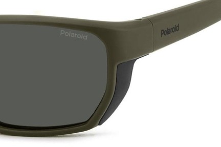 Ochelari de soare Polaroid PLD7057/S DLD/M9 Polarized Dreptunghiulari Verzi