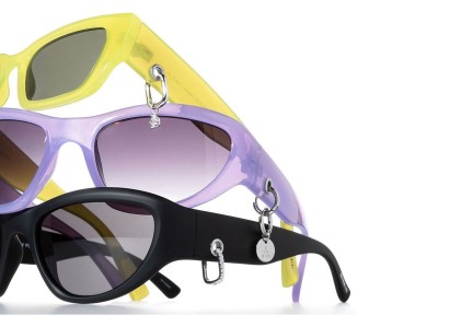 Ochelari de soare OiO by eyerim Meteor Lilac Grey @operenecholec Lentilă unică | Shield Violeți