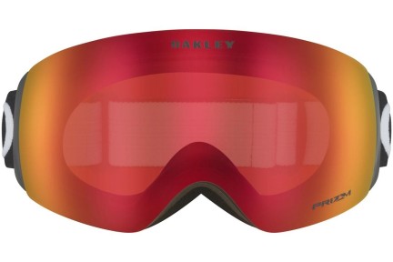 Ochelari de schi Oakley Flight Deck M OO7064-39 PRIZM Lentilă unică | Shield Negri