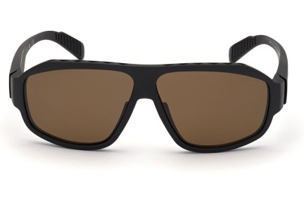 Ochelari de soare Adidas Sport SP0025 02H Polarized Pătrați Negri