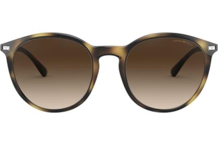 Ochelari de soare Emporio Armani EA4148 508913 Rotunzi Havana