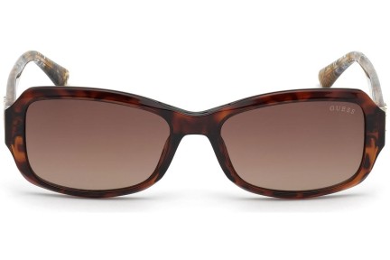 Ochelari de soare Guess GU7683 52F Dreptunghiulari Havana