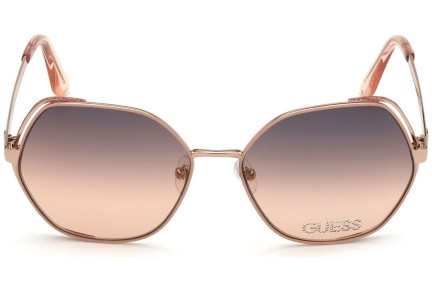 Ochelari de soare Guess GU7696-S 28B Oversize Aurii