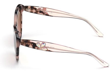 Ochelari de soare Guess GU7755 74U Cat Eye Havana