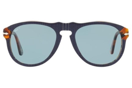 Ochelari de soare Persol 649 Series PO0649 10903R Polarized Pilot Albaștri