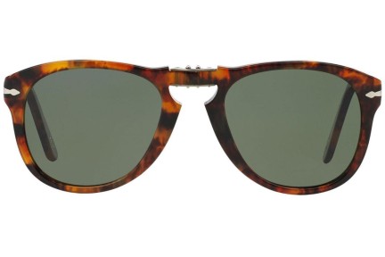 Ochelari de soare Persol Folding 714 Series PO0714 108/58 Polarized Pilot Havana