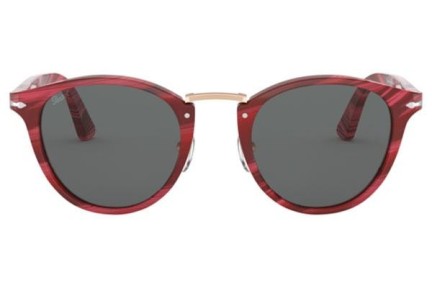 Ochelari de soare Persol PO3108S 1112B1 Rotunzi Roșii