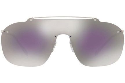 Ochelari de soare Prada Linea Rossa PS51TS 1BC129 Lentilă unică | Shield Argintii