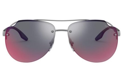 Ochelari de soare Prada Linea Rossa PS52VS 7CQ9Q1 Pilot Argintii