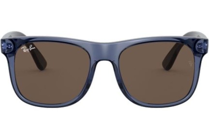 Ochelari de soare Ray-Ban Junior Junior Justin RJ9069S 706873 Pătrați Albaștri