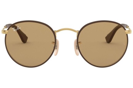 Ochelari de soare Ray-Ban Round Craft RB3475Q 112/53 Rotunzi Maro