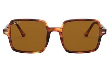 Ochelari de soare Ray-Ban Square II RB1973 954/57 Polarized Oversize Havana