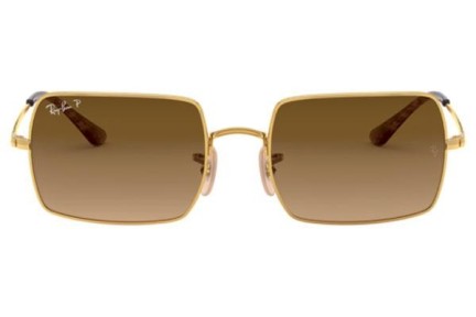 Ochelari de soare Ray-Ban Rectangle RB1969 9147M2 Polarized Pătrați Aurii