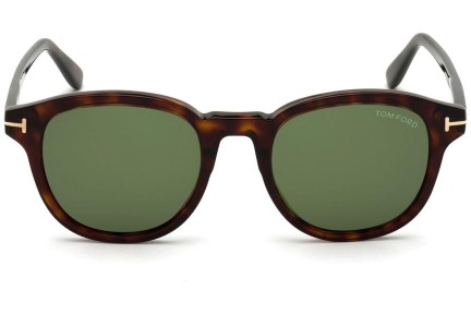 Ochelari de soare Tom Ford FT0752 52N Rotunzi Havana