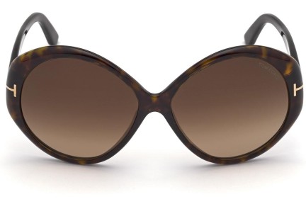 Ochelari de soare Tom Ford FT0848 52F Rotunzi Havana