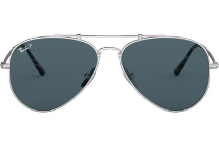 Ochelari de soare Ray-Ban Titanium Titanium Collection RB8125M 9165 Pilot Argintii