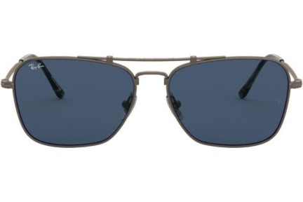 Ochelari de soare Ray-Ban Titanium Titanium Collection RB8136 9138T0 Pătrați Maro