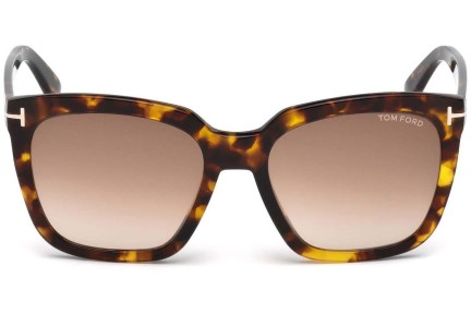 Ochelari de soare Tom Ford Amarra FT0502 52F Pătrați Havana