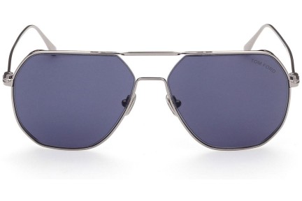 Ochelari de soare Tom Ford FT0852 14V Pilot Argintii