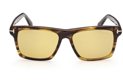 Ochelari de soare Tom Ford FT0906 55E Pătrați Havana