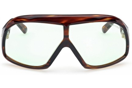 Ochelari de soare Tom Ford FT0965 52N Oversize Havana