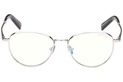 Ochelari Tom Ford FT5749-B 016 Rotunzi Argintii