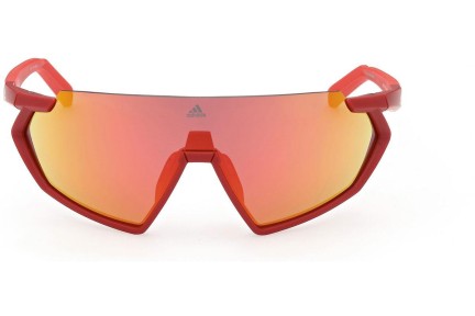 Ochelari de soare Adidas Sport SP0041 67U Lentilă unică | Shield Roșii