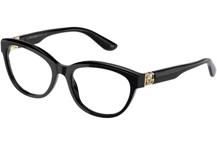 Ochelari Dolce & Gabbana DG3342 501 Cat Eye Negri