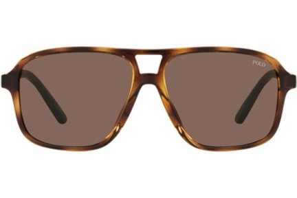 Ochelari de soare Polo Ralph Lauren PH4177U 500373 Pilot Havana