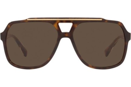 Ochelari de soare Dolce & Gabbana DG4388 502/73 Pilot Havana