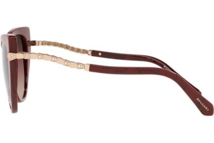 Ochelari de soare Bvlgari BV8236B 5500E2 Cat Eye Roșii