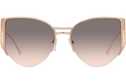 Ochelari de soare Bvlgari BV6170 20143B Cat Eye Aurii