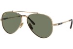 Ochelari de soare Ray-Ban Aviator Titanium Titanium Collection RB8225 313852 Pilot Aurii