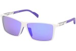 Ochelari de soare Adidas Sport SP0058 24Z Rotunzi Albi