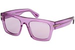 Ochelari de soare Tom Ford Fausto FT0711 81Y Flat Top Violeți