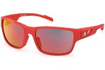 Ochelari de soare Adidas Sport SP0069 66L Dreptunghiulari Roșii