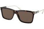 Ochelari de soare Prada PR01ZS 2AU08T Dreptunghiulari Havana