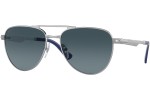 Ochelari de soare Persol PO1003S 518/S3 Polarized Pilot Argintii