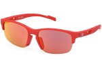 Ochelari de soare Adidas Sport SP0068 66L Dreptunghiulari Roșii