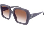 Ochelari de soare Alexander McQueen AM0378S 004 Oversize Gri