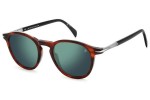 Ochelari de soare David Beckham DB1114/S EX4/MT Rotunzi Havana