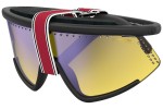 Ochelari de soare Carrera HYPERFIT10/S 71C/CU Lentilă unică | Shield Negri