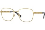 Ochelari Versace VE1290 1002 Dreptunghiulari Aurii