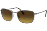 Ochelari de soare Ray-Ban RB3705 916785 Dreptunghiulari Argintii