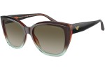 Ochelari de soare Emporio Armani EA4198 59898E Cat Eye Maro