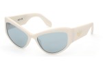 Ochelari de soare Adidas Originals OR0089 21X Cat Eye Albi