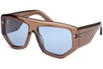 Ochelari de soare Bally BY0108-H 57V Flat Top Maro